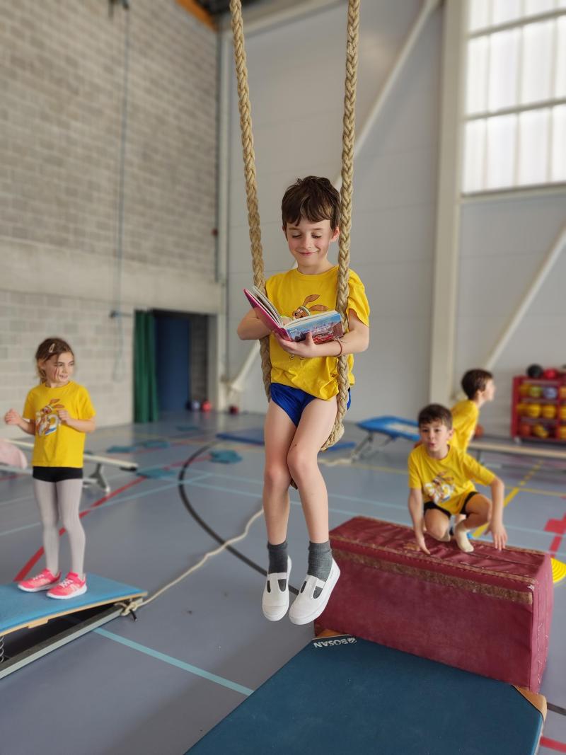 Een van de foto's van de winnaars van De Grote Leestraining